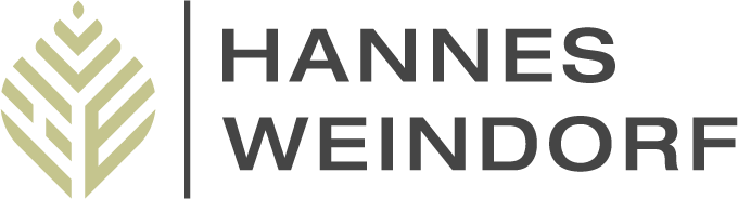 Logo Hannes Weindorf in grau grün
